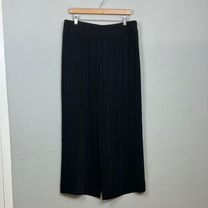 Armani Collezioni Women’s Made in Italy Black Wide Leg Trouser Pants Sz 8